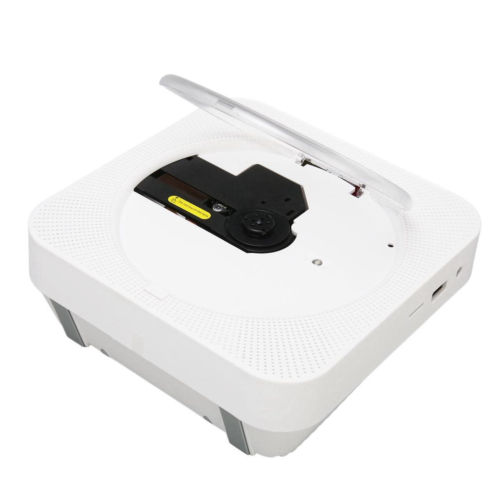 Desktop CD Player Multifunction HiFi Stereo Speakers Portable Bluetooth CD Player with Timer Functio