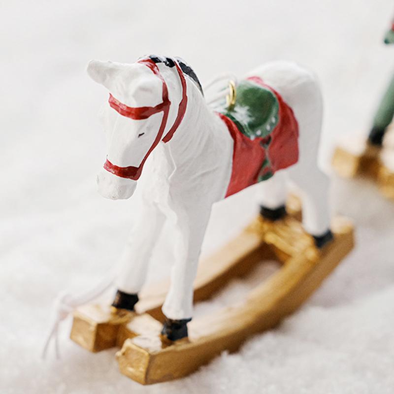 Animal Christmas Ornaments Christmas Tree Decor Cute Horse Christmas Decorations Creative Decorative Ornaments Christmas Pendant