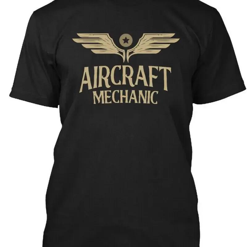 Limited New Aircraft Mechanic Maintenance Retro Art Logo T Shirt S 4xl