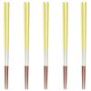 Happy Set of Dishwasher Made In PID8585 J-kitchens Chopsticks, 5, Material Wood, Safe, Japan,