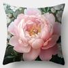 Soft Pastel Floral Pillow Covers, Tulip Lily Peony Decorative Throw Pillow Cases, Elegant Spring Home Decor Cushion Covers 4Pcs