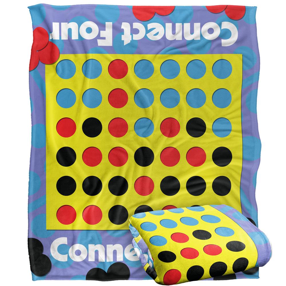 Connect Four Game Scene Blanket