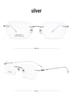 Danyang Ultralight Rimless Titanium Prescription Glasses - Slimming, Versatile Fashion for Men & Women