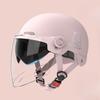 New National Standard Class A Electric Battery Car Helmet for Men and Women In Summer Double Mirror Sun Protection Half Helmet for Four Seasons