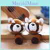 Raccoon Plush Mini Toy Cartoon Animal Keychain Backpack Pendeent Holiday Gifts