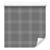 Scottish Plaid Wallpaper In Shades of Gray for Living Room and Bedroom 50x1000