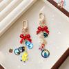 Christmas Silicone Molds Holographic Epoxy Resin Mold DIY Keychain Pendant Mold Handmade Jewelry Tool Easy to Clean