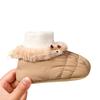 Cartoon Baby Shoes: Soft Sole, Fleece-Lined, Warm Cotton, Non-Slip, Anti-Drop, and Cold-Insulating for Boys & Girls
