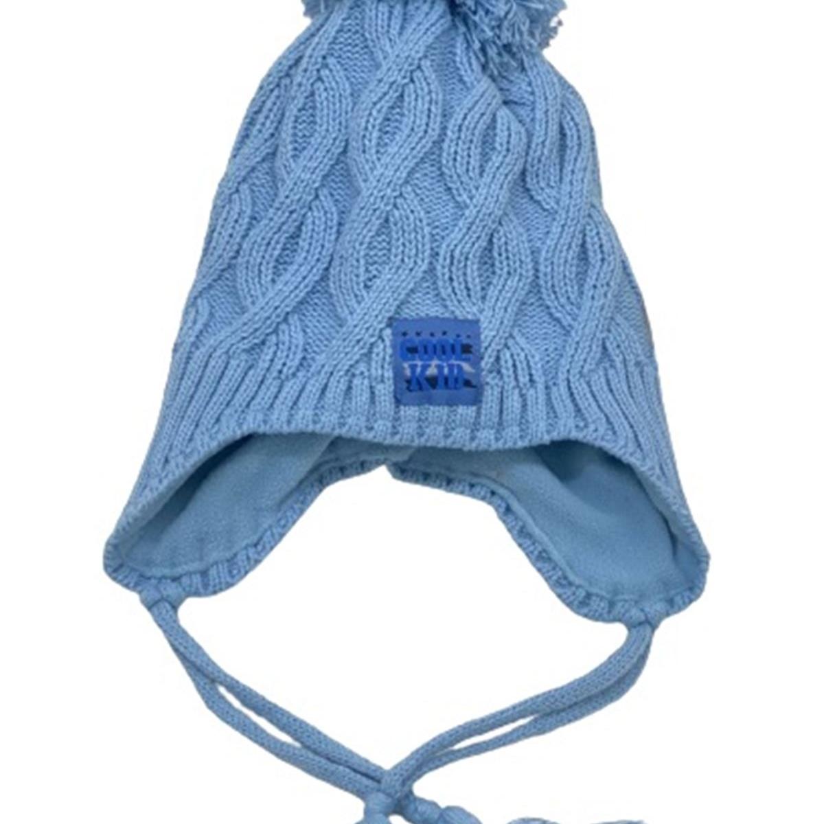 

Шапка-бини Kitti Eared для мальчика ( 1-4 года) K22120-07 Синий