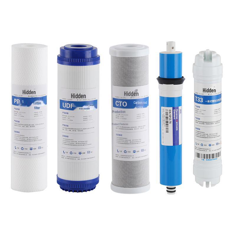 Universal 10-Inch Activated Carbon Water Purifier with 3-Stage Filter