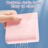 1Pcs Silicone Denture Tray Box Vent Holes Dental Denture Box False Teeth Protective Case Dental Braces Retainer Storage Case