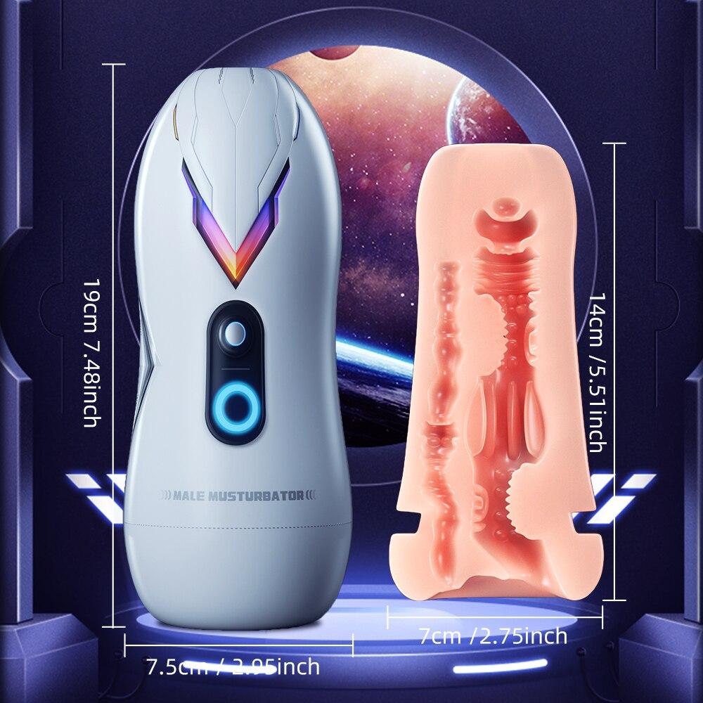 2025 New Masturbator Cup for Men 18+ Pocket Pussy Silicone Vagina Anus Sex Toys Male Endurance Exercise Vacuum Masturbation Adult Goods