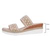 Shoes for Women 2026 Hot Sale Open Toe Women's Slippers Summer Mixed Colors Outdoor Casual Beach Wedge Slippers Large Size 43