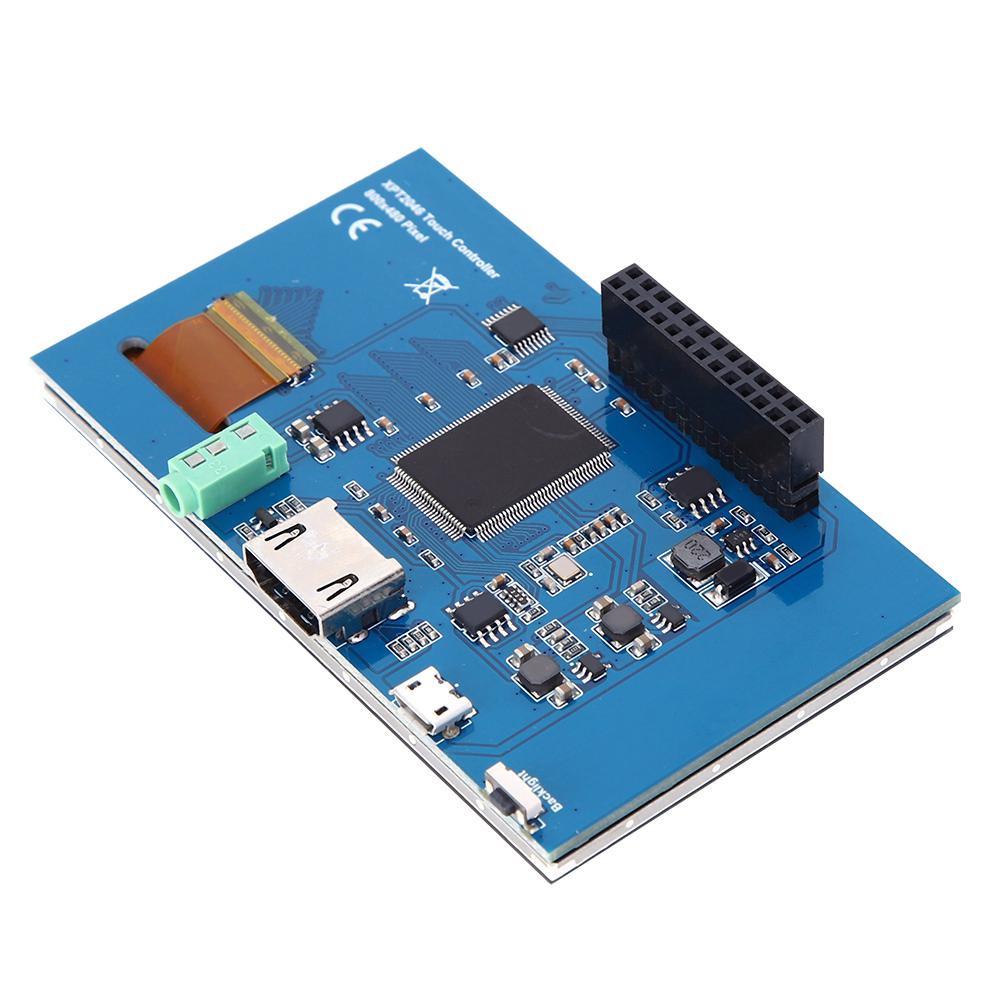 4-Zoll-Bildschirm HDMI-Display IPS HD 800 x 480 Resistive Touch DC 5 V für Raspberry Pi 3b 4B