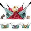 Pet Hamster Squirrel Double Layer Hammock Nest Hanging House Warm Sleeping Bed