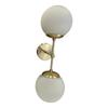 2-Light Globe Wall Sconce for Bedroom Dining Room Living Room Kitchen Home Décor