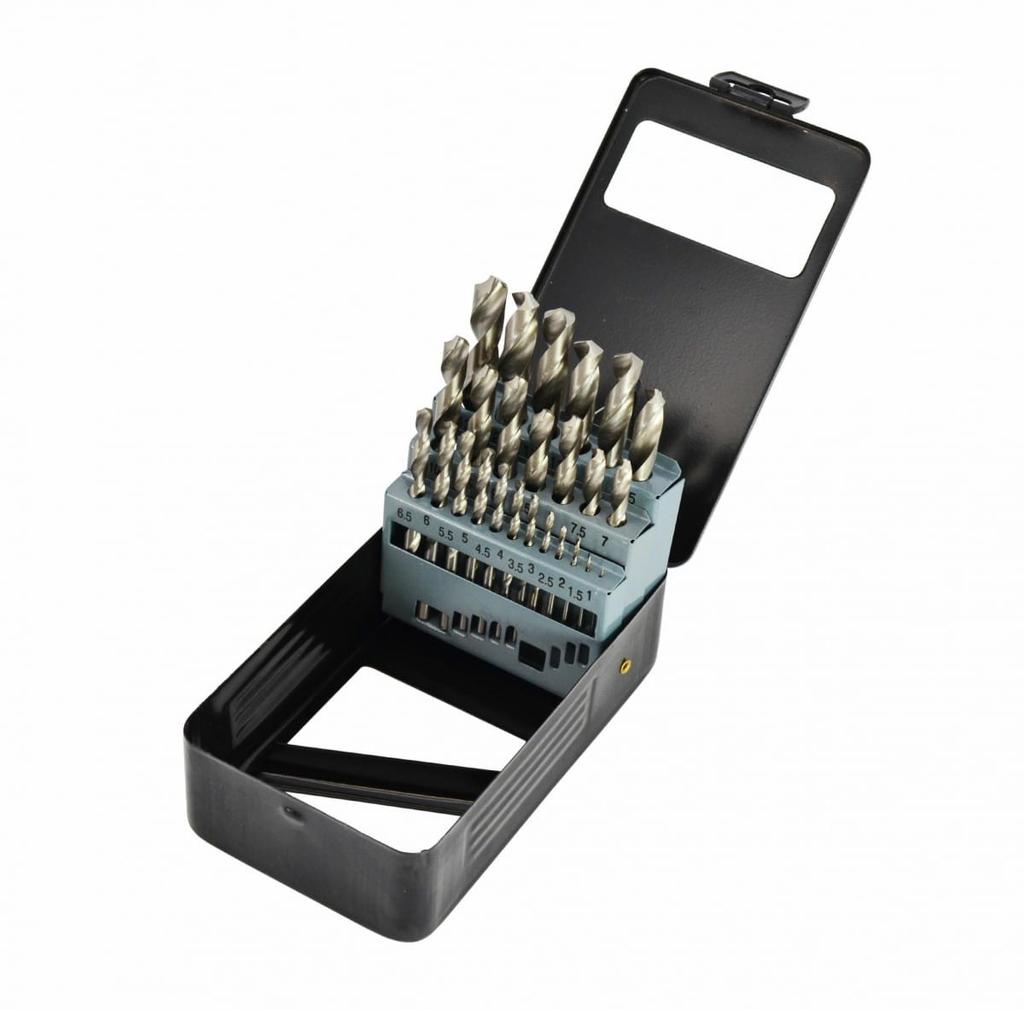 Awtools Metal Drill Bit White Set of 25 Pcs./1.0-13.0mm/