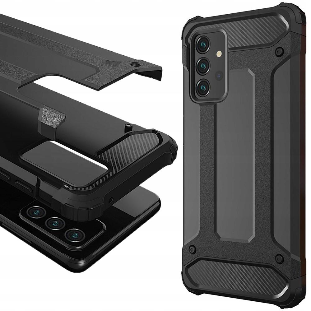 Hybrid Armor Pancerne Hybrydowe Etui Pokrowiec Samsung Galaxy A72 4G Czarny