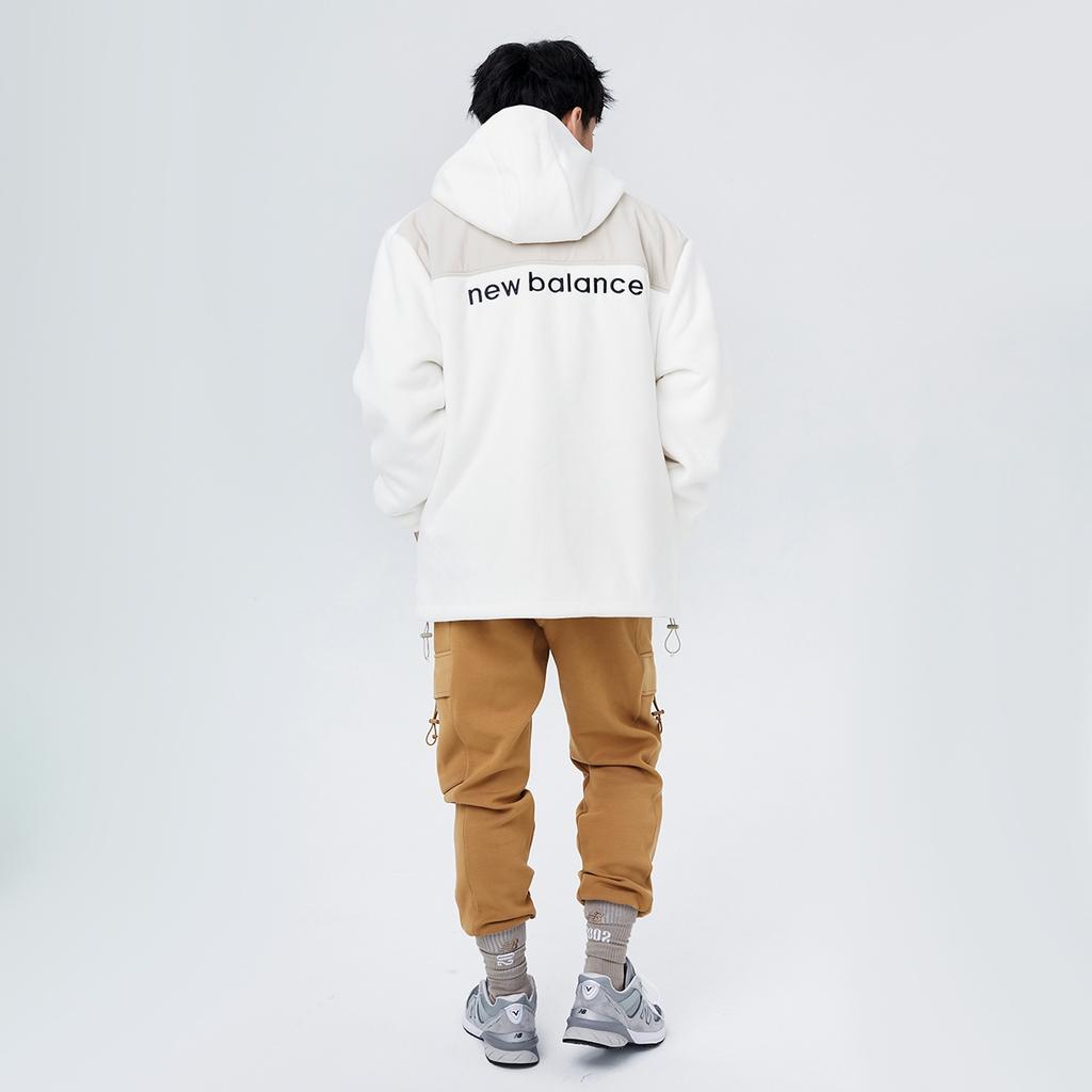 New Balance Hooded Casual Jacket Couple Style White Unisex AMJ13383-MSU
