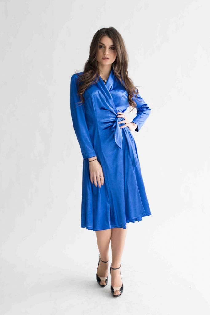 Velor Dress with Belt