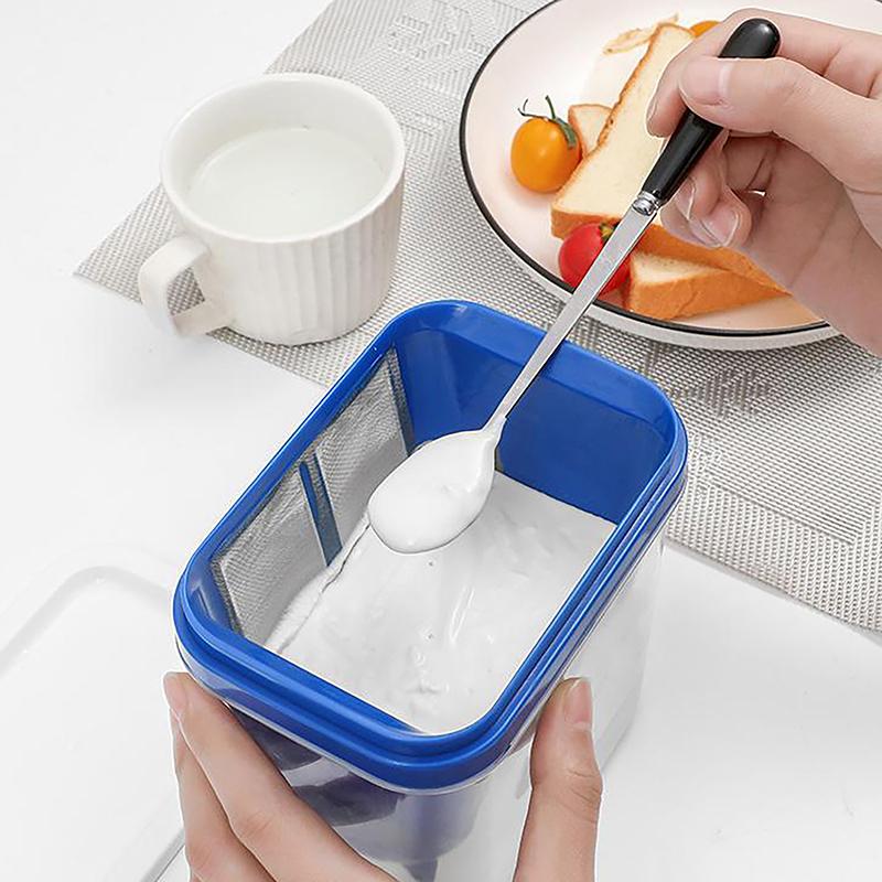 Coffee Yogurt Filter Maker Self-Made Greek- Yogurt Soybean Milk Cheese Whey Separator Water Draining Fine Mesh Strainer