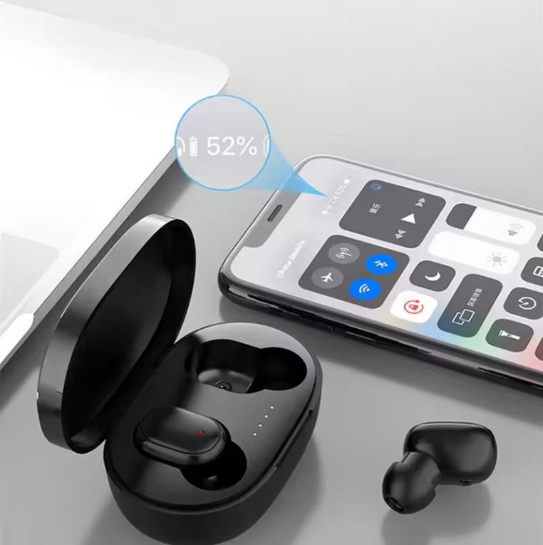 A6S Wireless Earphone TWS Bluetooth Headset HiFi Music Headphone Noise Reduction Earbuds Sport Game with Mic