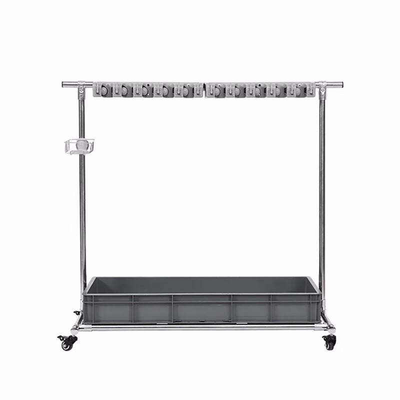 Yidashang No-Drill Stainless Steel Mop & Broom Holder