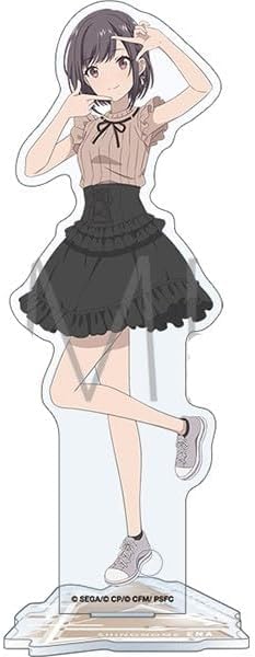 

Акриловая подставка Шинономе Эна Версия из фильма Сломанный мир и Мику, которая не может петь 25-ji Night Code De Официальный мерч