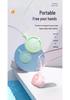 USB Rechargeable Neck-Hanging Mini Fan with Silicone Strap - Portable Summer Cooling Solution