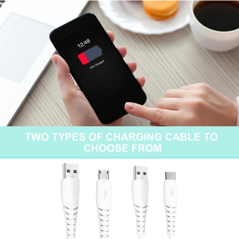 USB Charging Cable Quick Charging Data Cord Male USB to USB 5Pin/Type C Connector Wire Line for Phones Tablets