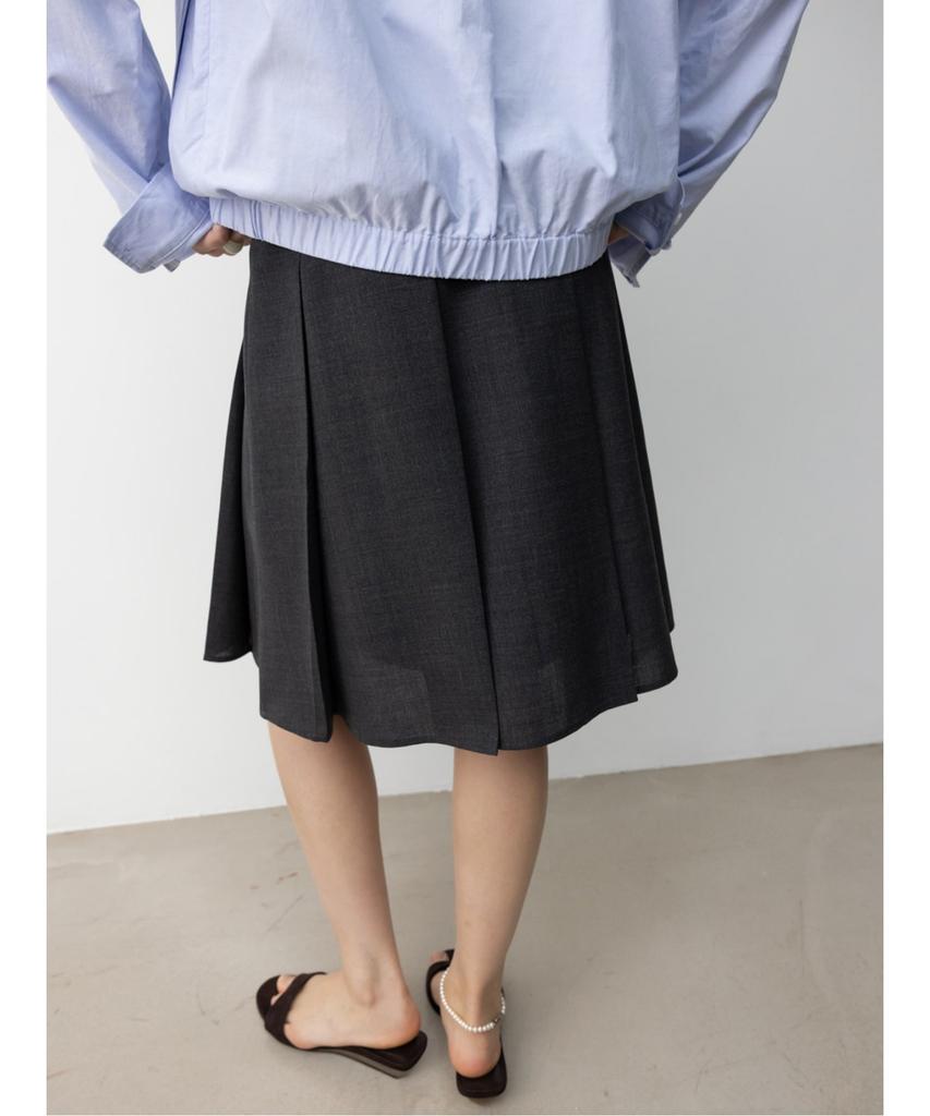 Diaepeocheo Hudders Pleated Skirt Gray (Ta5727A143)