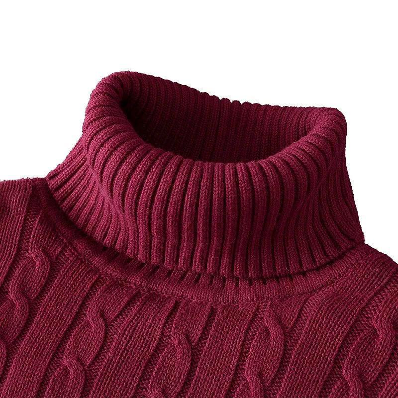 AI Supermarket Slim fit gebreide coltrui voor heren - herfst/wintercollectie 2023 XXXL 70-80KG