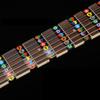 1/3/5Sheets Guitar Scale Sticker Fretboard Sticker Guide Learning School Music Class Guitar Teach Train Auxiliary Stationery ZYF