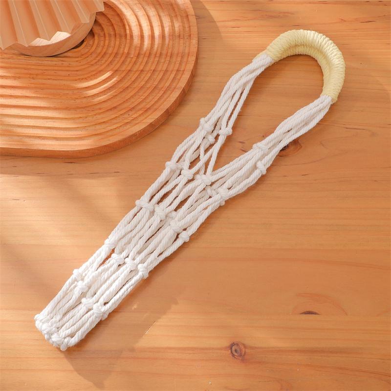 Portable Coffee Cup Bag Hollow Out Bottle Bag Mugs Bag Foldable Water Bottle Bags Beach Woven Net Bags Cup Cover Cup Accessories