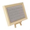 Display Box Organizer Tray Storage Case with Wooden Frame And Soft Velvet Suitable for Women