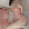 Man Wants To Suspender Nightgown Women's Summer Ice Silk Sexy Gathering Pajamas Lace Hot Temptation Pure Desire Underwear Thin Suit