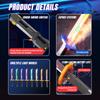 Bright Sword Multi-Color Flash Led Light Shine Outdoor Toy Cosplay Sword Toy Game Party Family Interactive Toy For Kids Adult