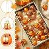 24 Pcs Pumpkin Ball Hanging Ornament Fall Pumpkin Thanksgiving Tree Decorations For Indoor Outdoor Christmas Party