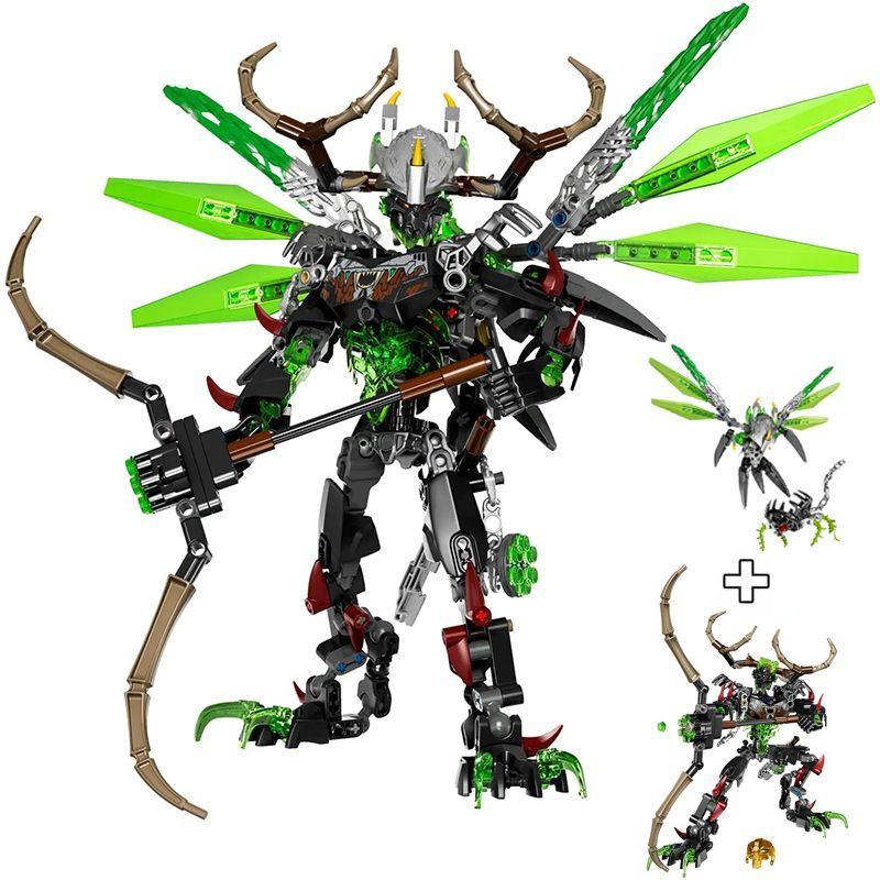 DIY Biochemical Warrior Master Domestic Building Blocks Skeleton Spider King Mech Assembly Combination toys for children gifts