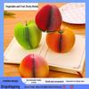 Creative Stationery: Reusable Fruit & Vegetable Sticky Notes for Students & Professionals