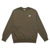 Sweatshirts Men's Green Crew Neck Moderate Regular (Unisex) Sweatshirts BV2667 326