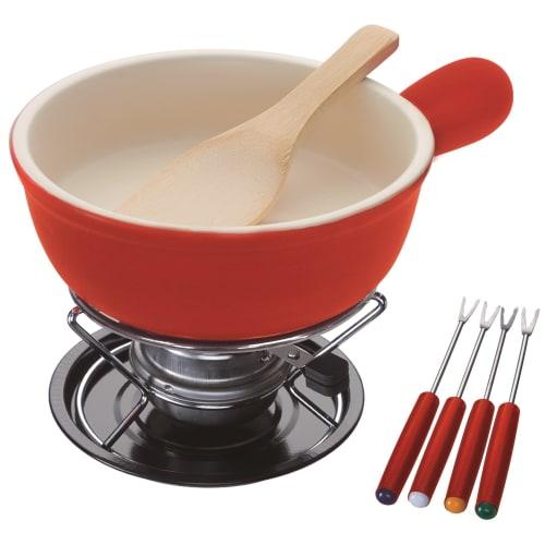 

Ishigaki Industry Cheese Fondue Set, 15cm, Red, 3866
