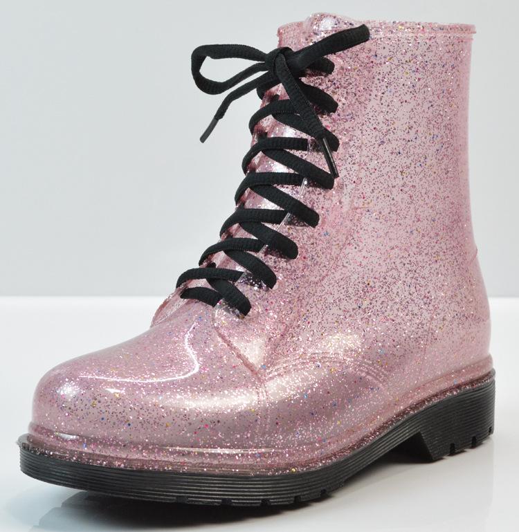 

Модные резиновые сапоги Модные женские резиновые сапоги на плоской подошве Однотонные резиновые сапоги Водная обувь Шнуровка Теплые резиновые сапоги до середины голени Платформа tyu8ft 37