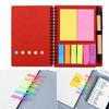 Multi Colors Sticky Notes Kraft Paper Memo Pad Portable Kraft Paper Notebook  Work Planning