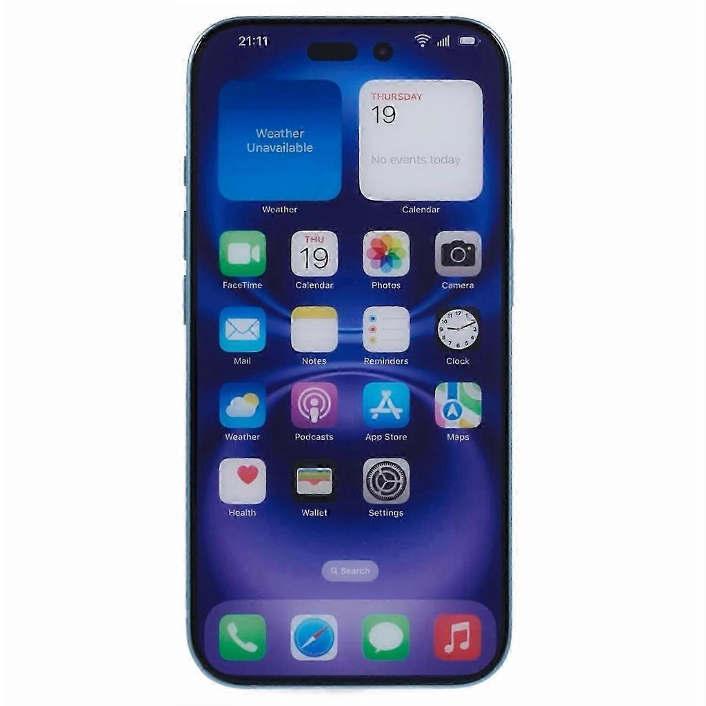 For iPhone 16 Dummy Phone Display Model with Color Screen for Store Counter Showcase (No Logo)_js18