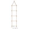 Kinder Strickleiter mit Holzsprossen Strickleiter Outdoor Indoor Kletterleiter Schaukelspielzeug Kinder