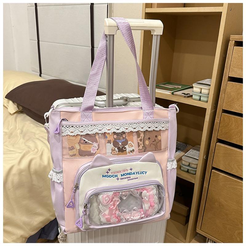 New fresh and sweet candy color bar junior high school students lightweight large capacity backpack