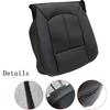 Driver Side Bottom & Top Lean Back Seat Covers Replacement Leather Black Compatible with Ford F250 F350 F450 F550 Lariat 2011 2012 2013 2014 2015