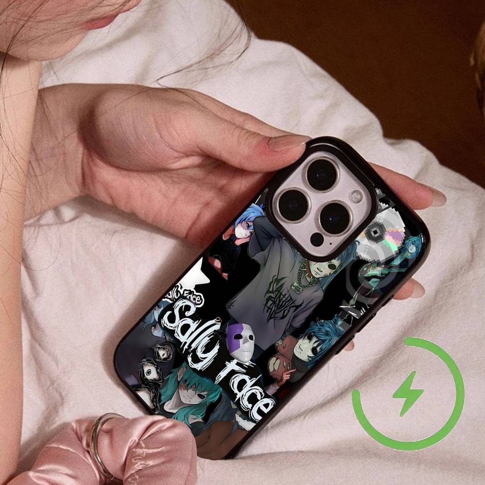 

Fashion S-Sally Face Thriller Game For Magsafe Wireless Charge Case For IPhone 17 16 15 14 13 12 11 15 Pro Max Magnetic Cover iPhone 16