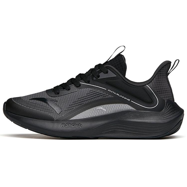 

new Anta DuCi1 Slip Resistant, Abrasion Resistant, Breathable Low top Sprint Running Shoes Men s Gray Black 43